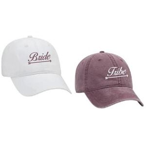 Bride and Bride Tribe Unstructured Dad Hat Bachlorette